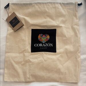 Corazón Playero Embroidered Tote Bag
